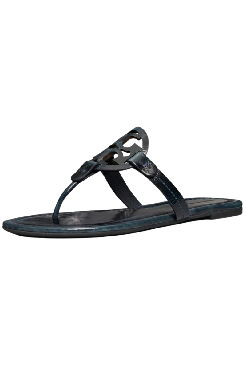 Tory Burch Miller Thong Sandal Dark Blue 76734422