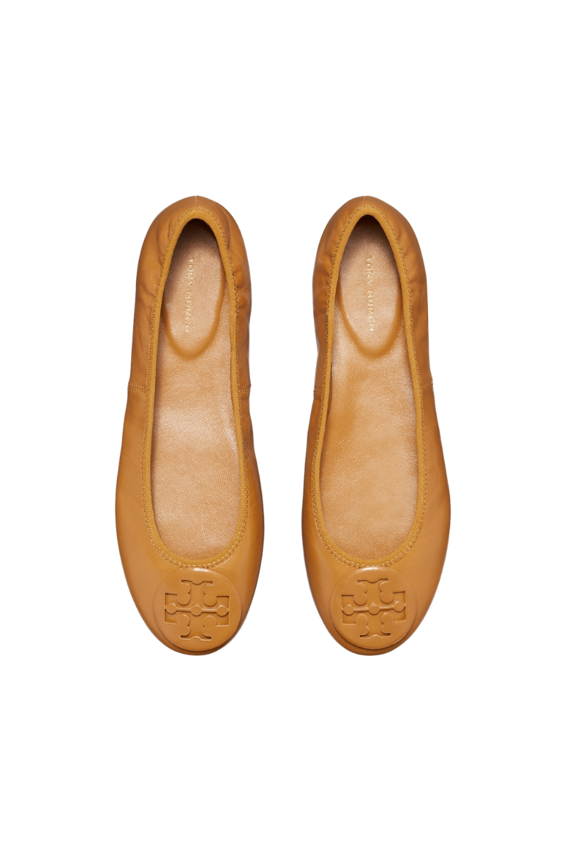 Tory Burch Reva Travel Ballet Walnut 177204201