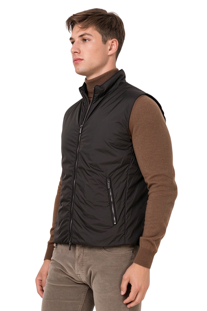 MooRER CARBONIME Mid Length Coat Moro