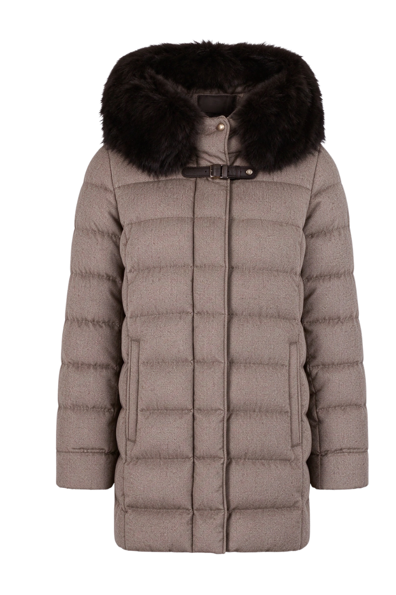 MooRER BELFORTIL Down Coat Sabbia