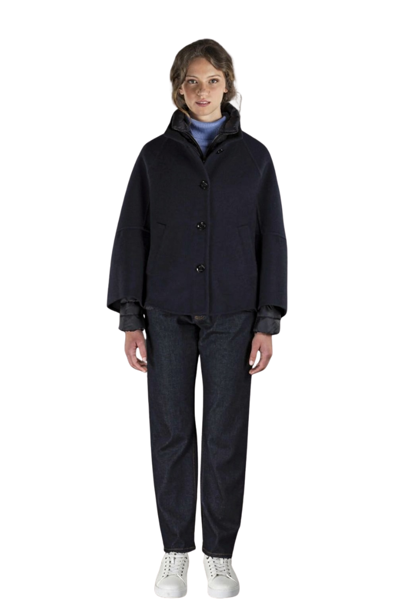 MooRER LENIE-CZI Outerwear Blu/Nero
