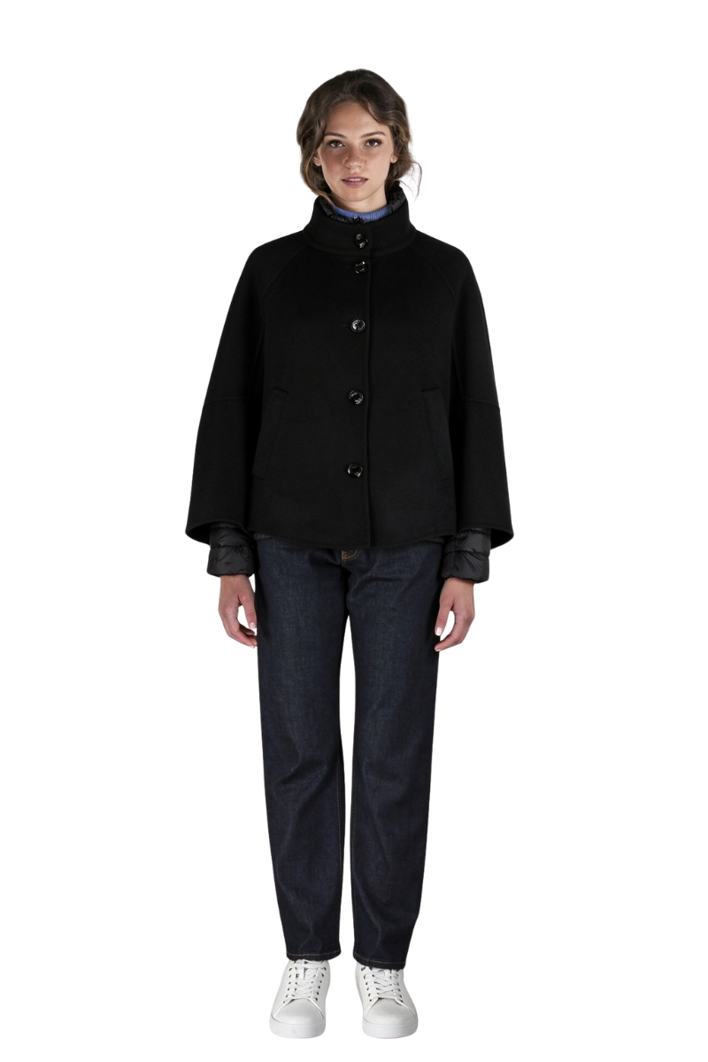 MooRER LENIE-CZI Outerwear Nero/Blu