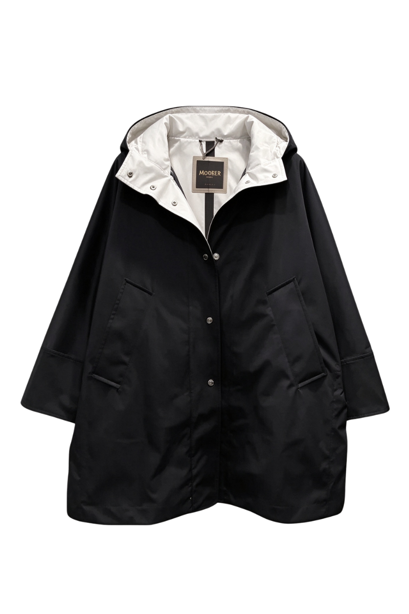 MooRER LAURELLEADB Outerwear Darkbluavoriolight