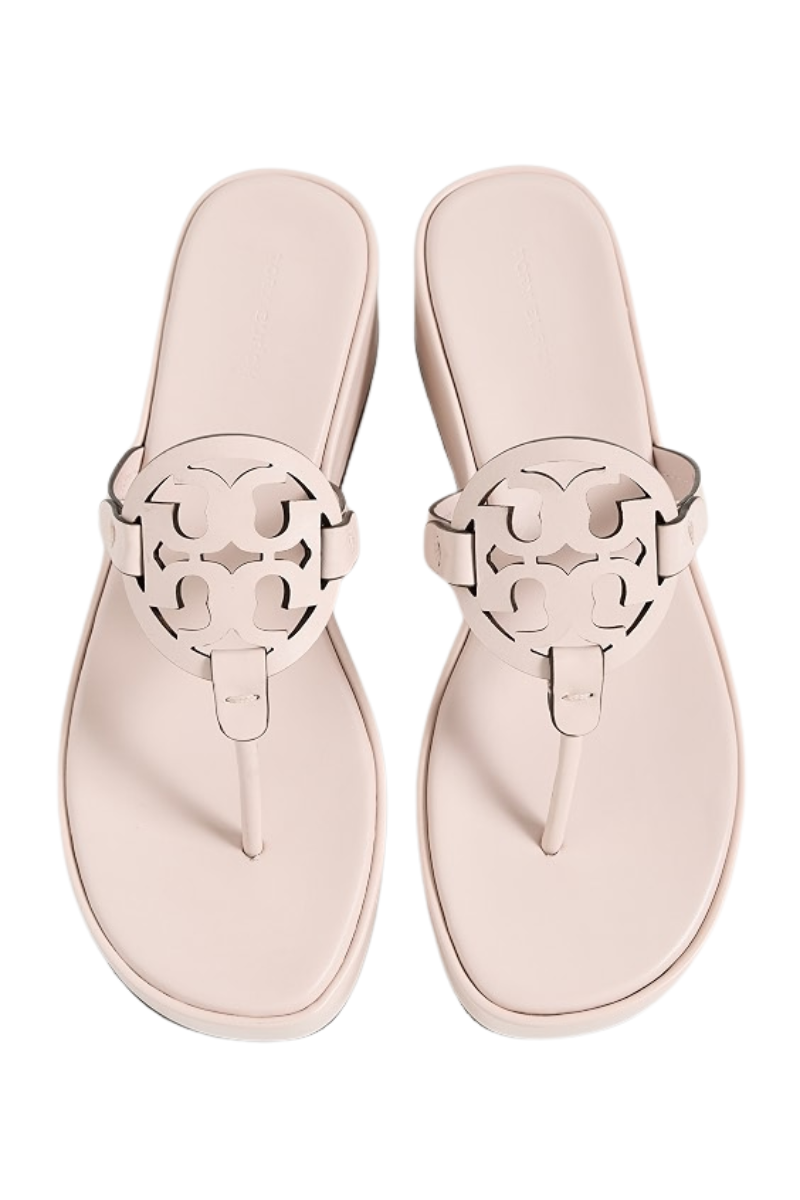Tory Burch Miller Wedge 25Mm Slippers Soft Pink 159829650