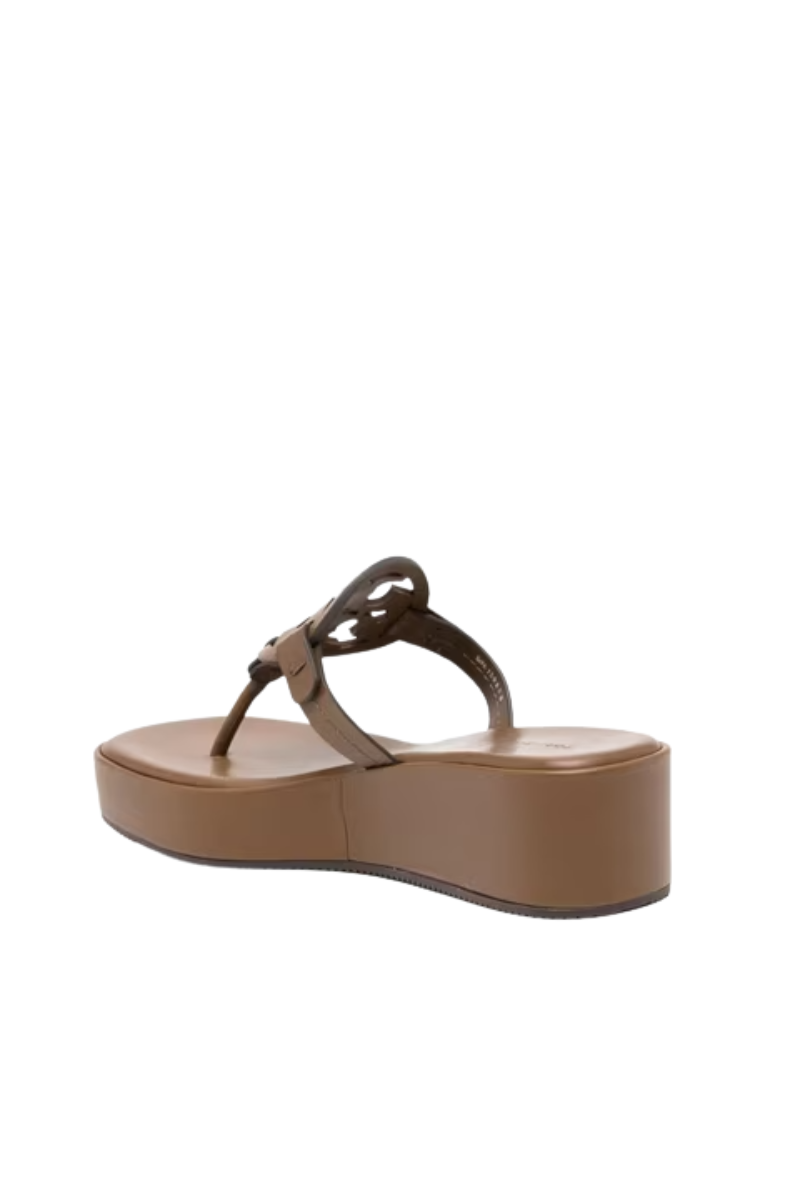 Tory Burch Miller Wedge 25Mm Almond Oats 159829251