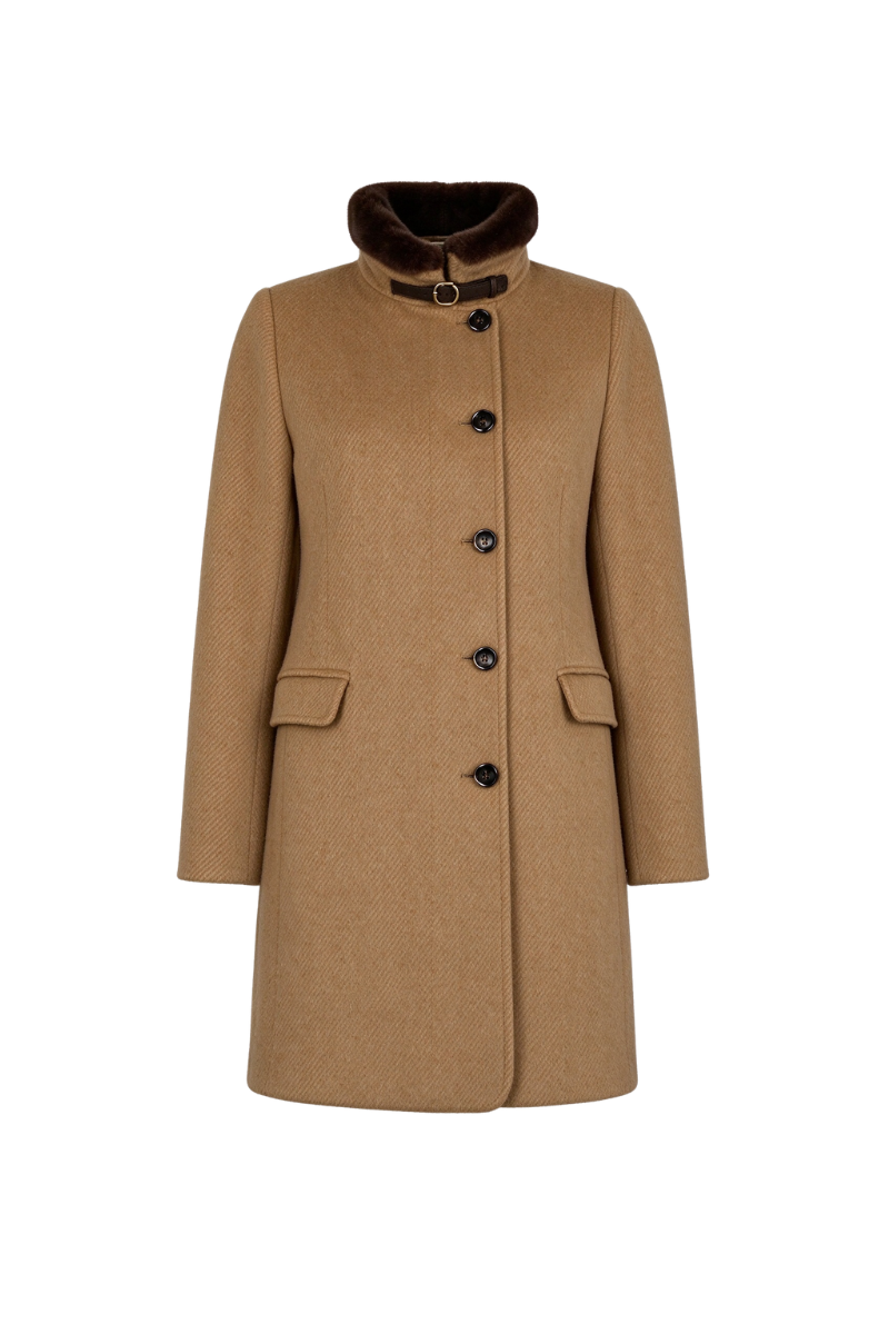 MooRER LUCIENNELE Outerwear Cammello