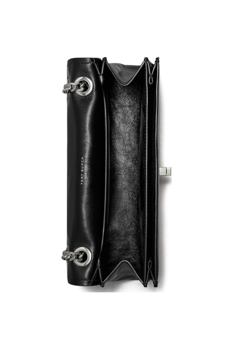 Tory Burch Kira Turnlock Shoulder Bag Black 167058-001