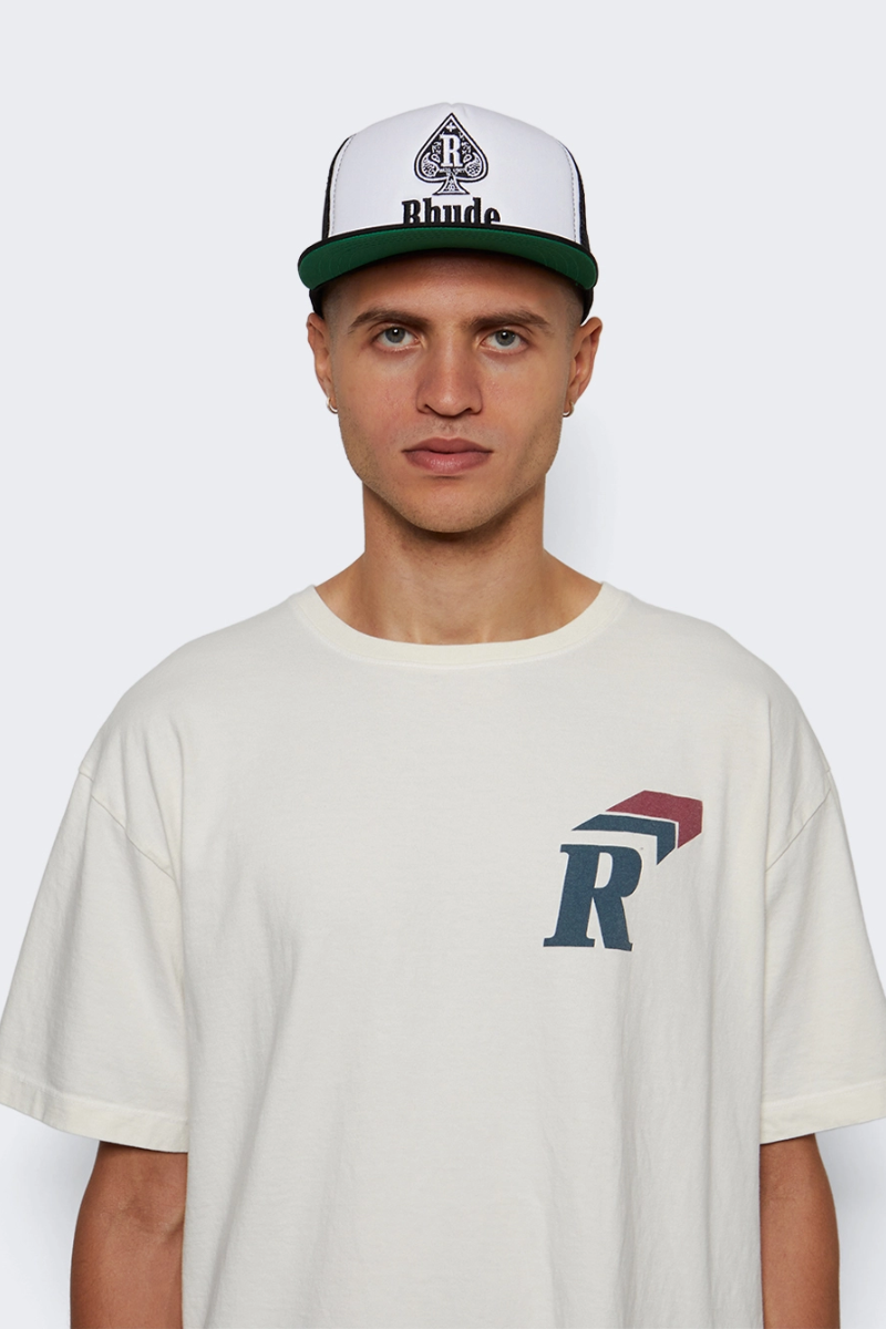 Rhude SPADE TRUCKER HAT BLACK