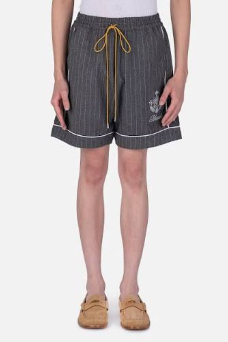 Rhude  Striped Pajama Short 'Grey'