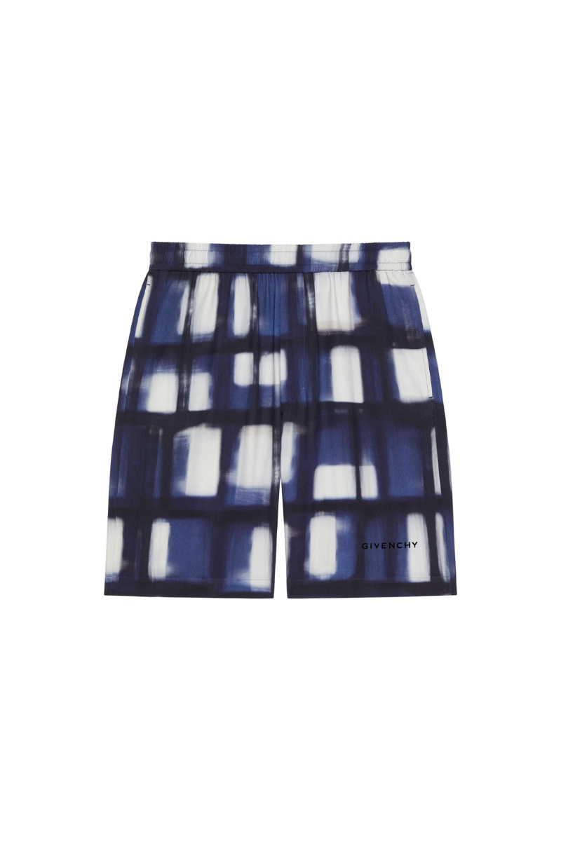 Givenchy Elasticated Belt Short-Dark Blue