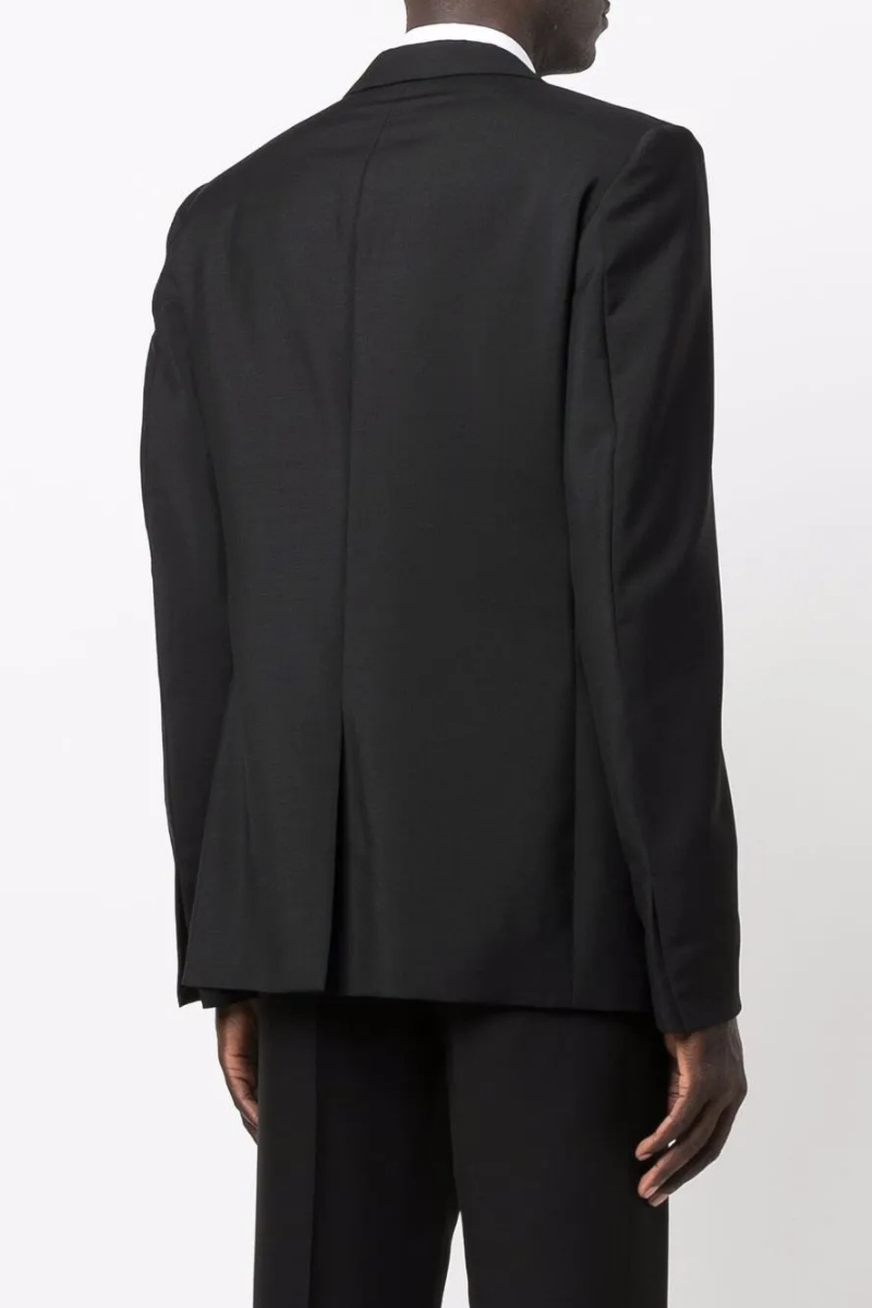 Givenchy Slim Fit Jacket W/ Hook & Bar Satin Col-Black