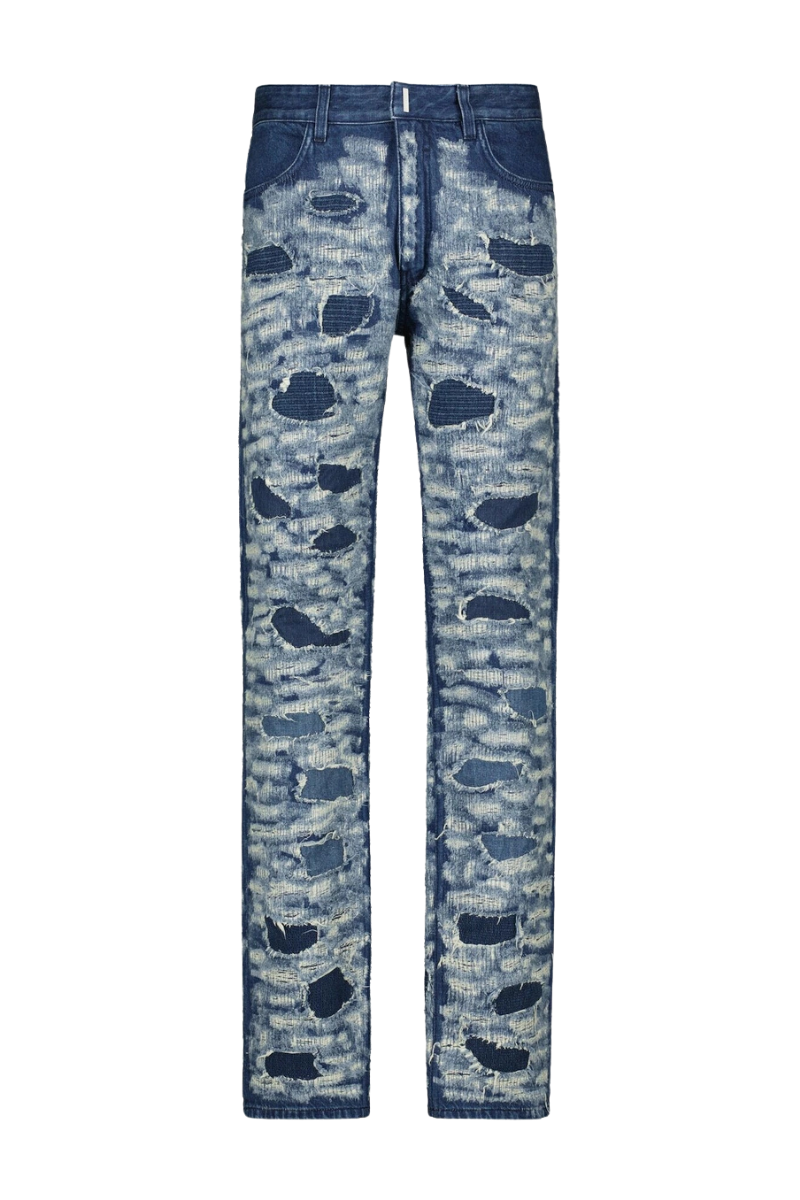 Givenchy Slim Fit 5 Pocket Trousers-Medium Blue