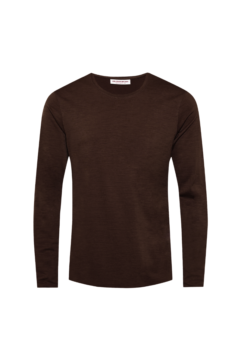 Orlebar Brown Ob-T Ls Merino-272696-Truffle