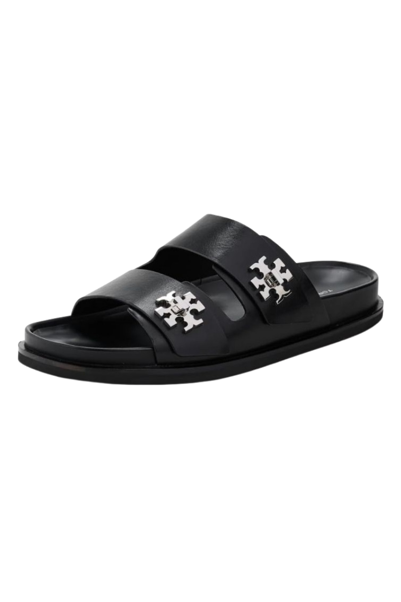 Tory Burch T Lock Sport Slide Slippers Perfect Black 175640006