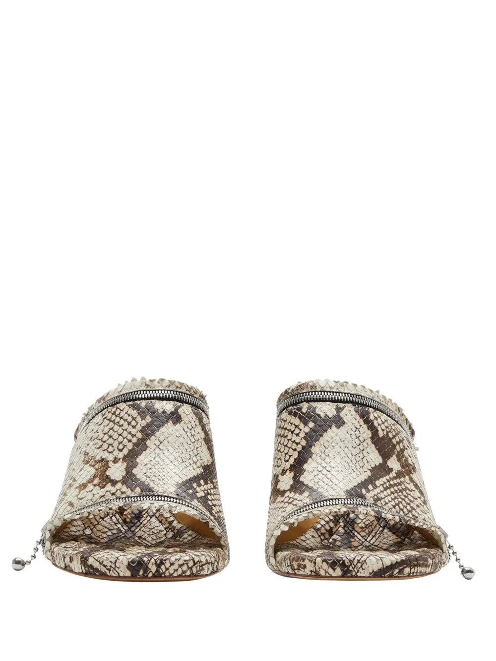 Burberry 85mm snakeskin leather sandals