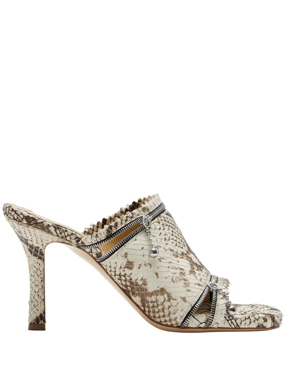 Burberry 85mm snakeskin leather sandals