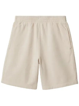 Burberry EKD-embroidered cotton track shorts
