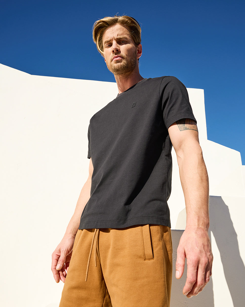 Black Regular Fit Tee