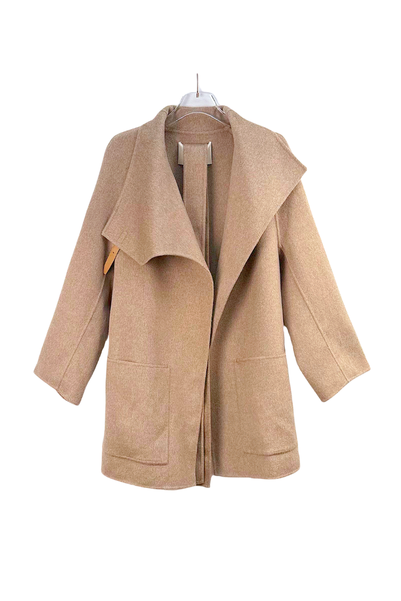 Max Simple 
Mainline Cashmere Coat- Natural-Tone