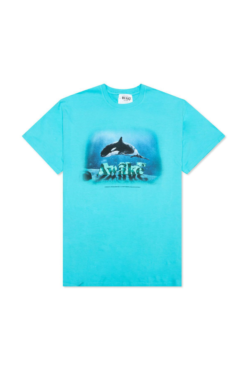 Awake NY Unisex Blue Orca T-Shirt