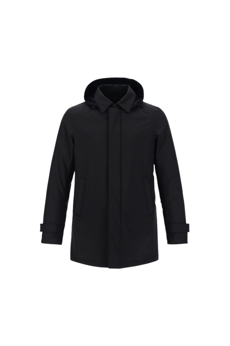 Herno Men Coat Im00057Ul-12690-8892 Marrone Scuro/Blu
