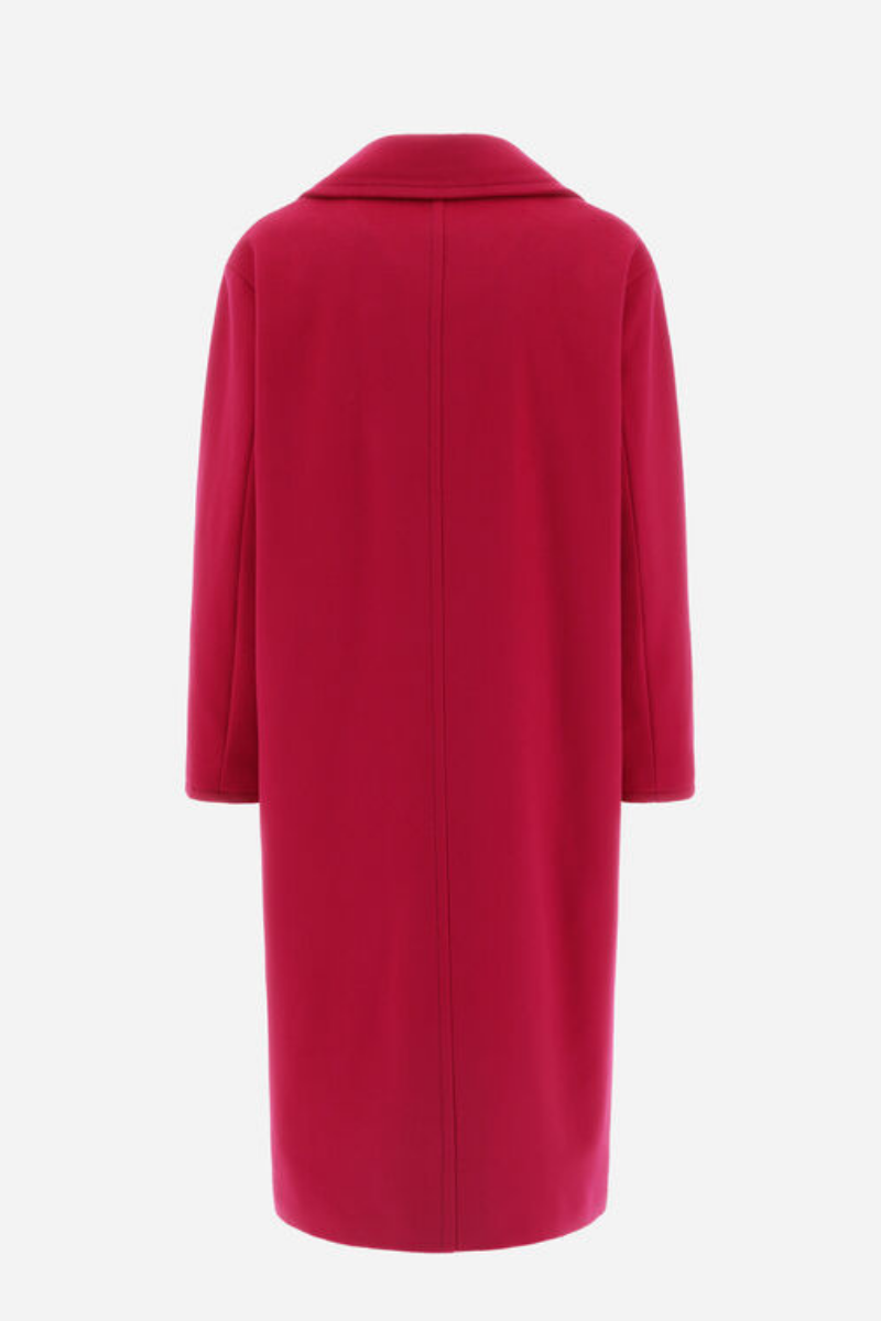 Herno Women's Fuchsia Luxury Wool Coat