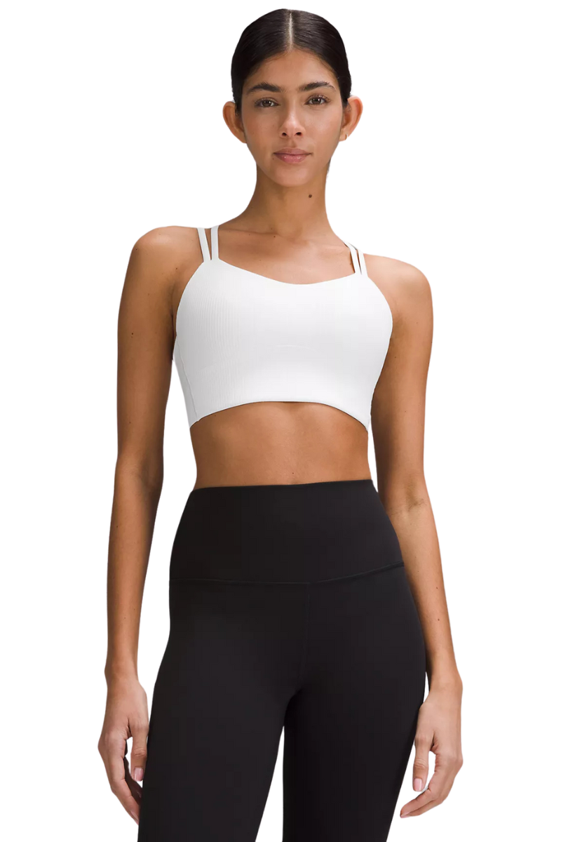 Lululemon Like a Cloud Longline Bra B/C In White