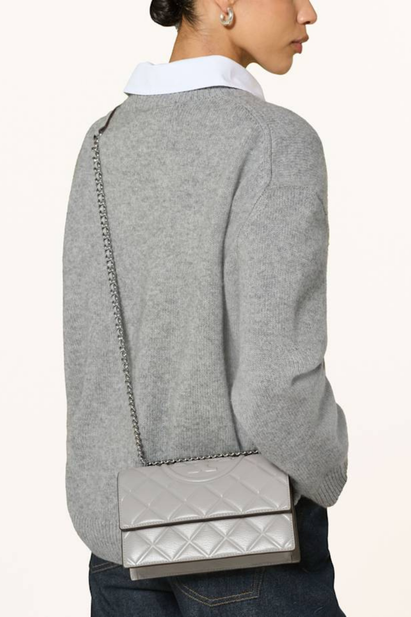 Tory Burch Fleming Small Convertible Shoulder Bag Gray 164800-021