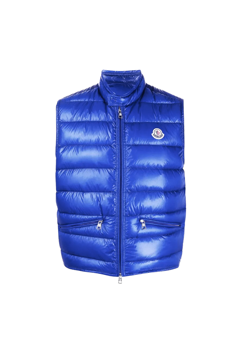 Moncler Gui Gilet Blue Bright Blue