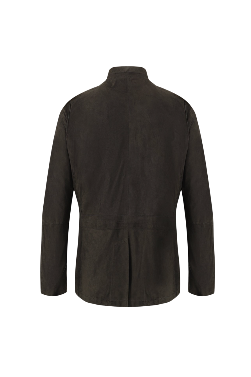 MooRER VARESE-URG Suede Jacket Visone