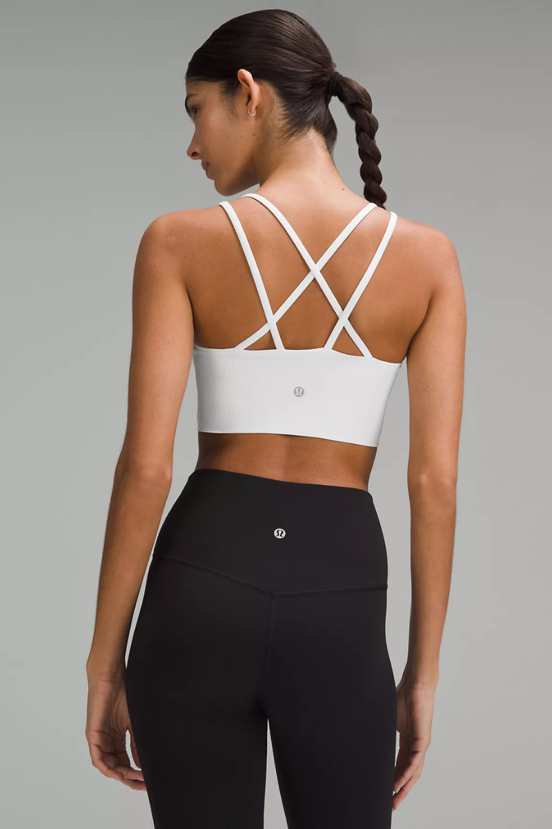 Lululemon Like a Cloud Longline Bra B/C In White