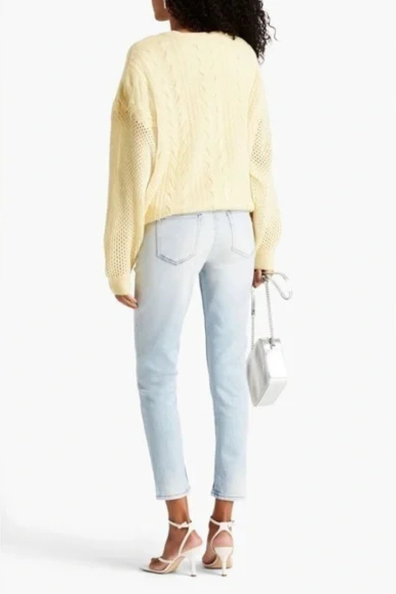 IRO Bleached Mid-Rise Skinny Jeans