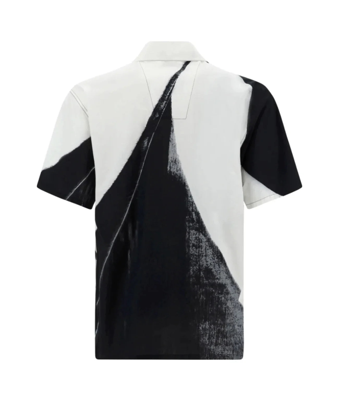 Alexander McQueen Camp-Collar Printed Cotton-Poplin Shirt