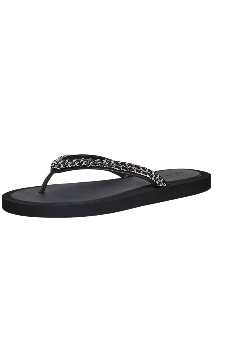Tory Burch Kira Chain Flip Flop Perfect Black 181739-006