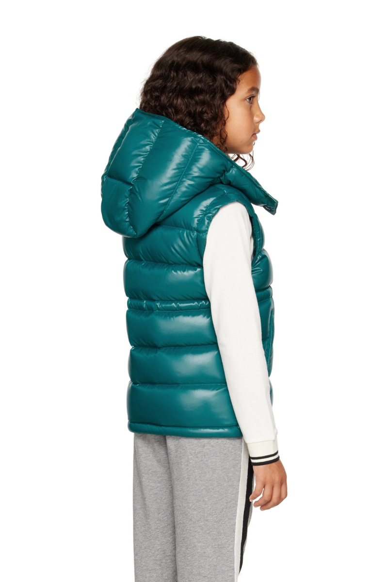 Moncler Kids'  Green ANIA GILET