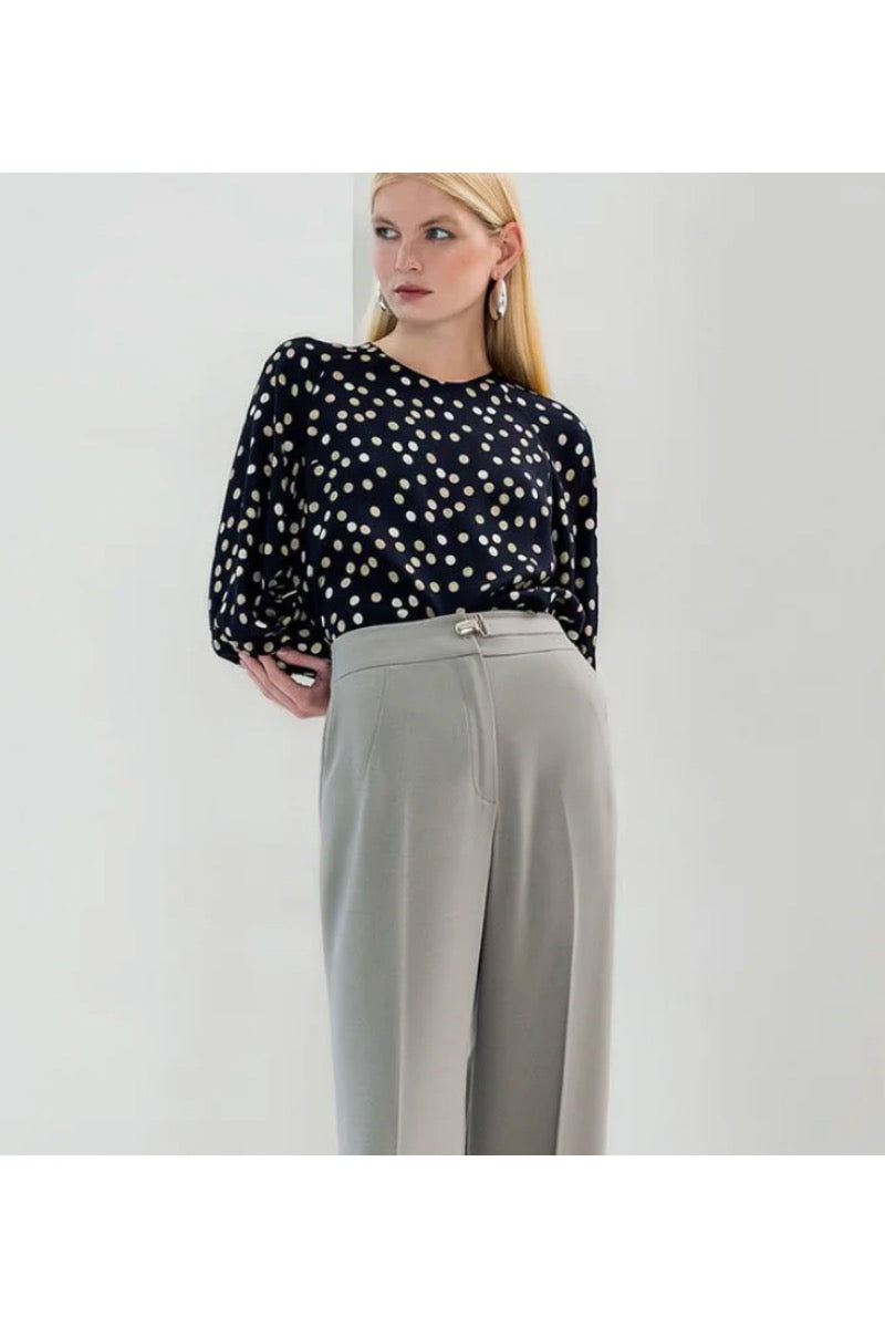Kameya BLOUSE BLACK_25W10669