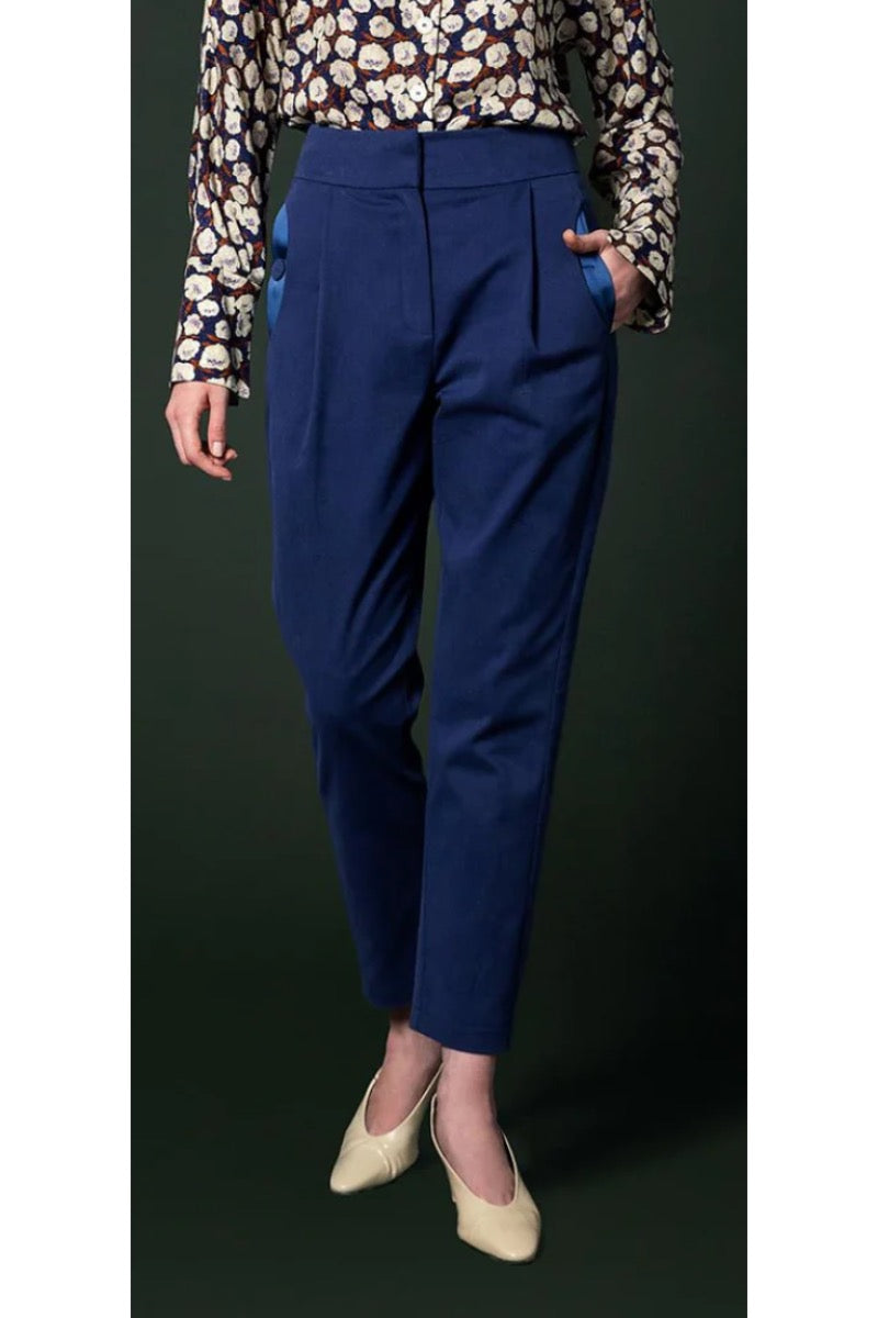 Kameya PANTS NAVY STONE_25W20627