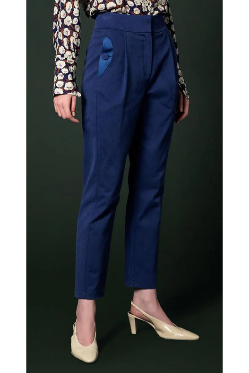 Kameya PANTS NAVY STONE_25W20627