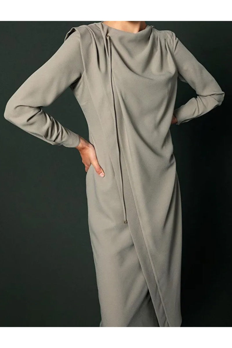 Kameya DRESS LIGHT KHAKI_25W40610