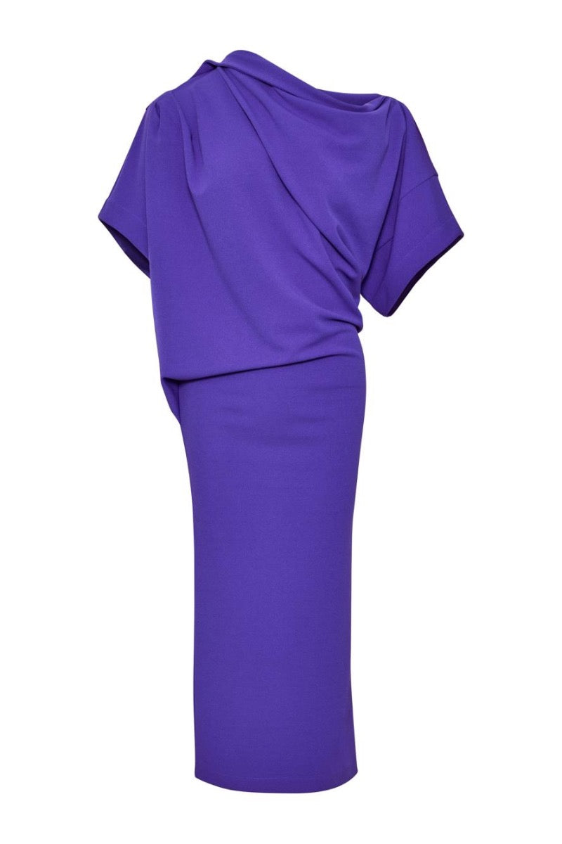 Kameya DRESS PURPLE BLACK_25W40617