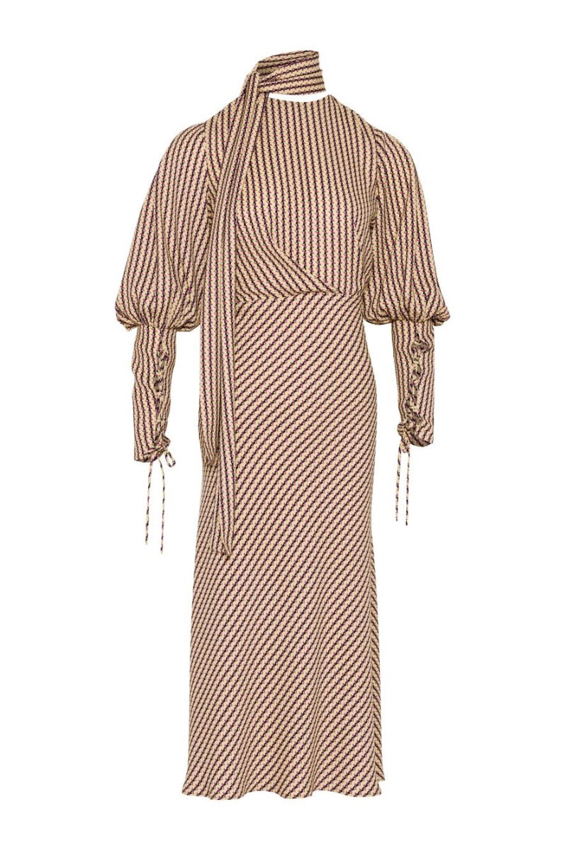 Kameya DRESS BEIGE_25W40638