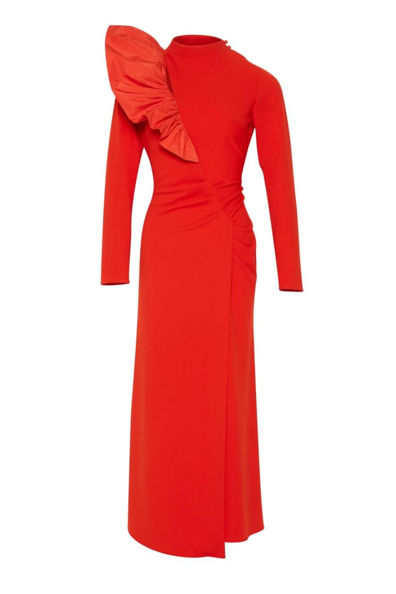 Kameya DRESS RED BLACK_25W40649