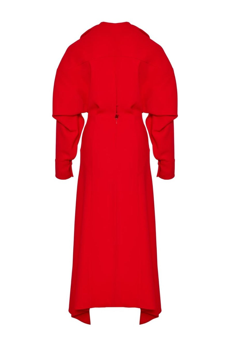 Kameya DRESS RED BLACK_25W40650