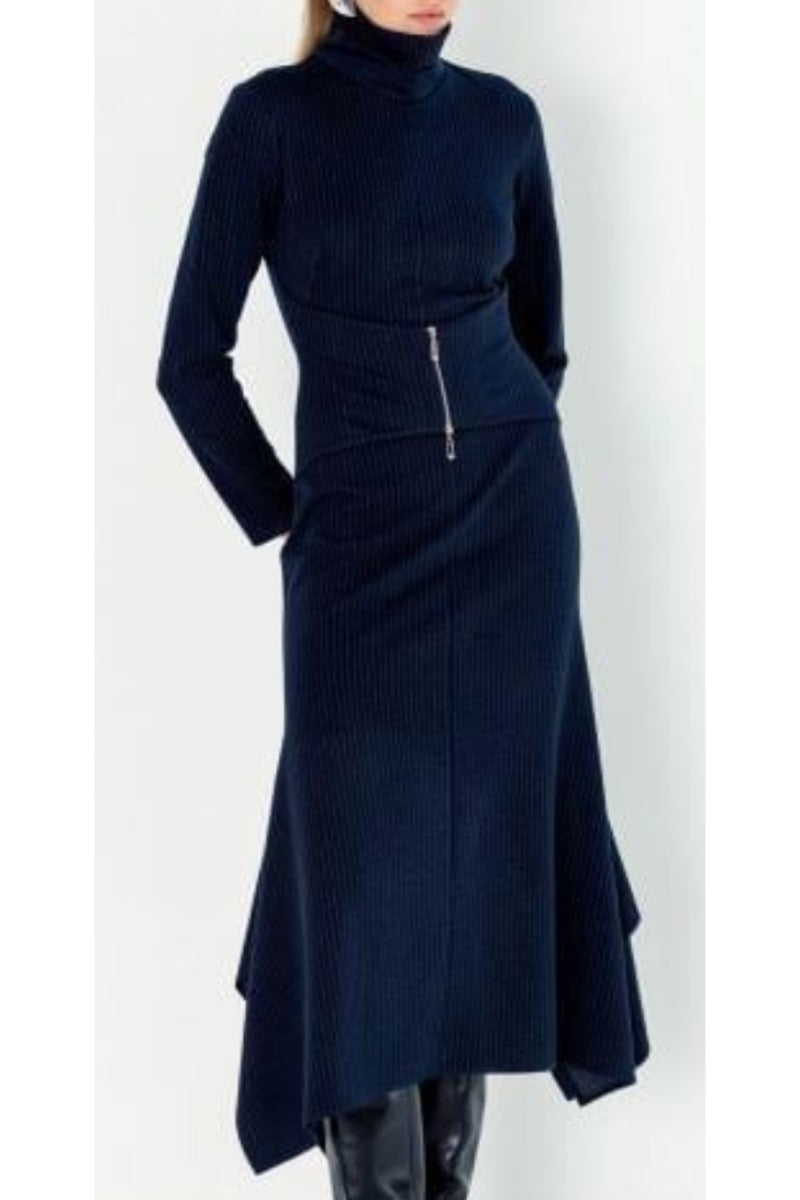 Kameya DRESS NAVY_25W40675