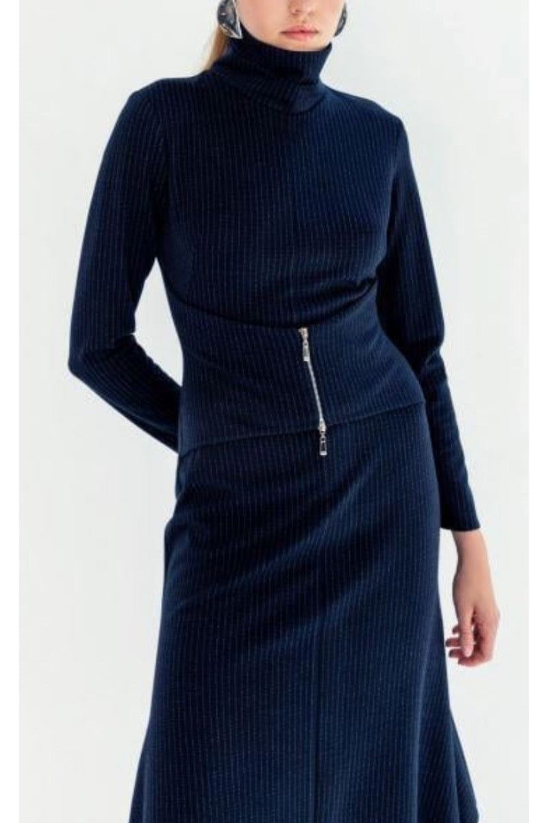 Kameya DRESS NAVY_25W40675