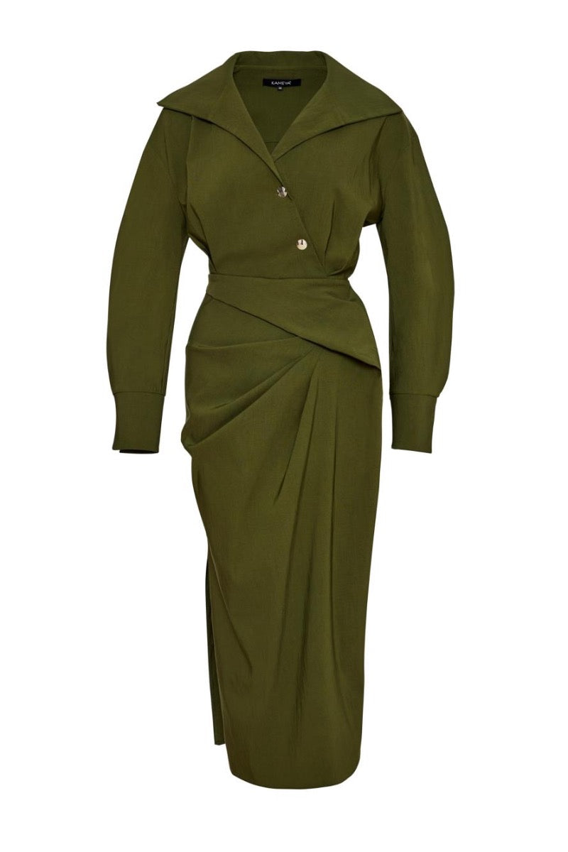 Kameya DRESS KHAKI_25W40678
