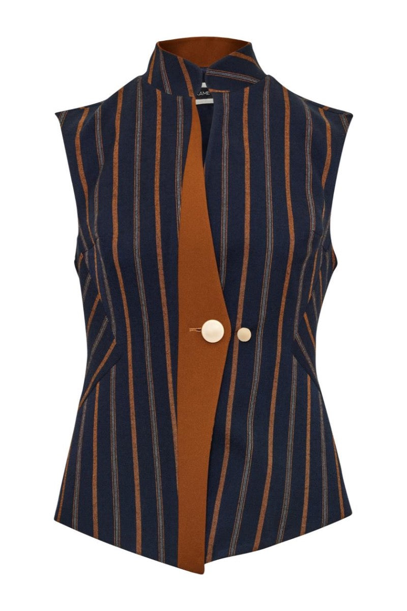 Kameya WAISTCOAT NAVY_25W70601