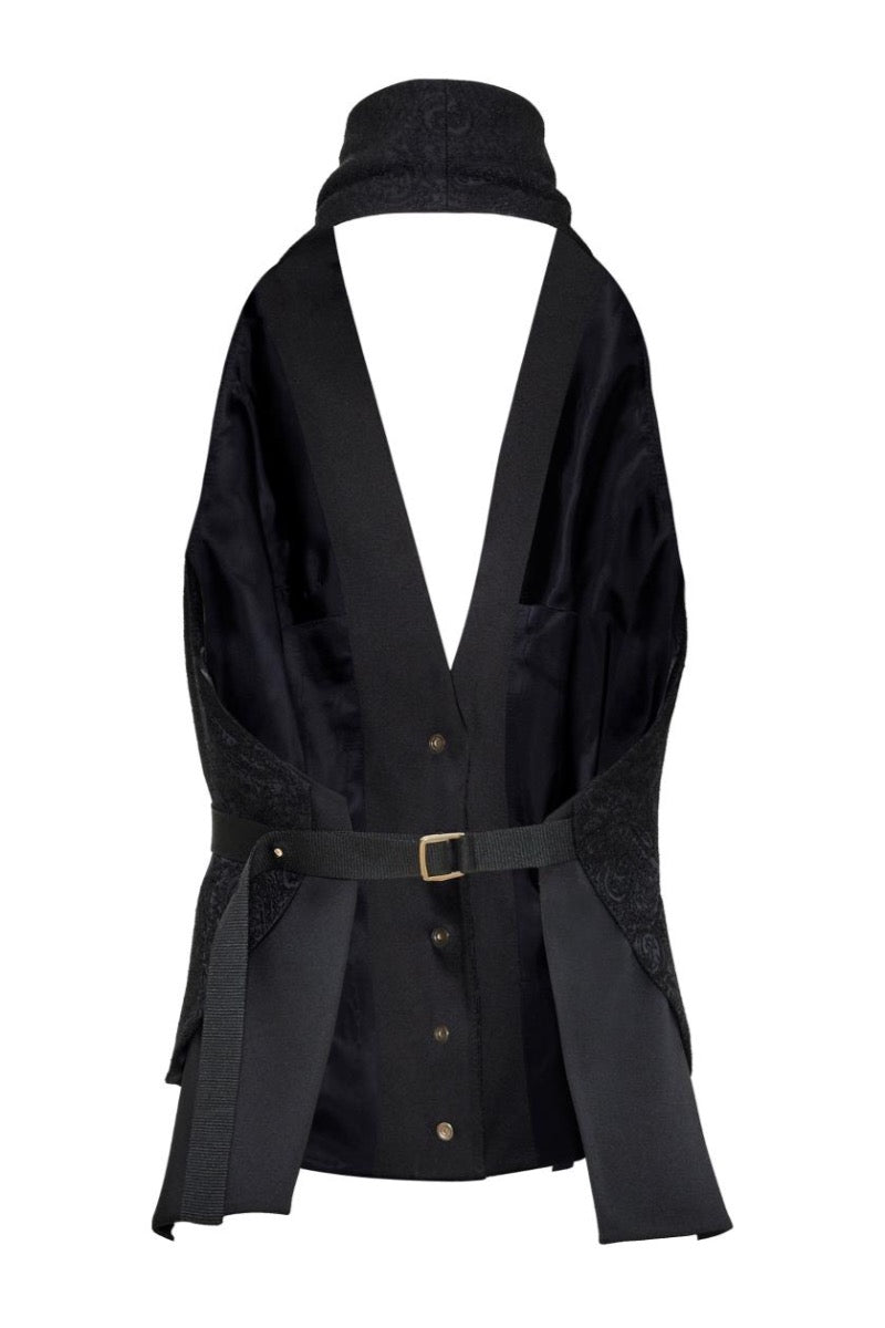 Kameya WAISTCOAT BLACK_25W70602