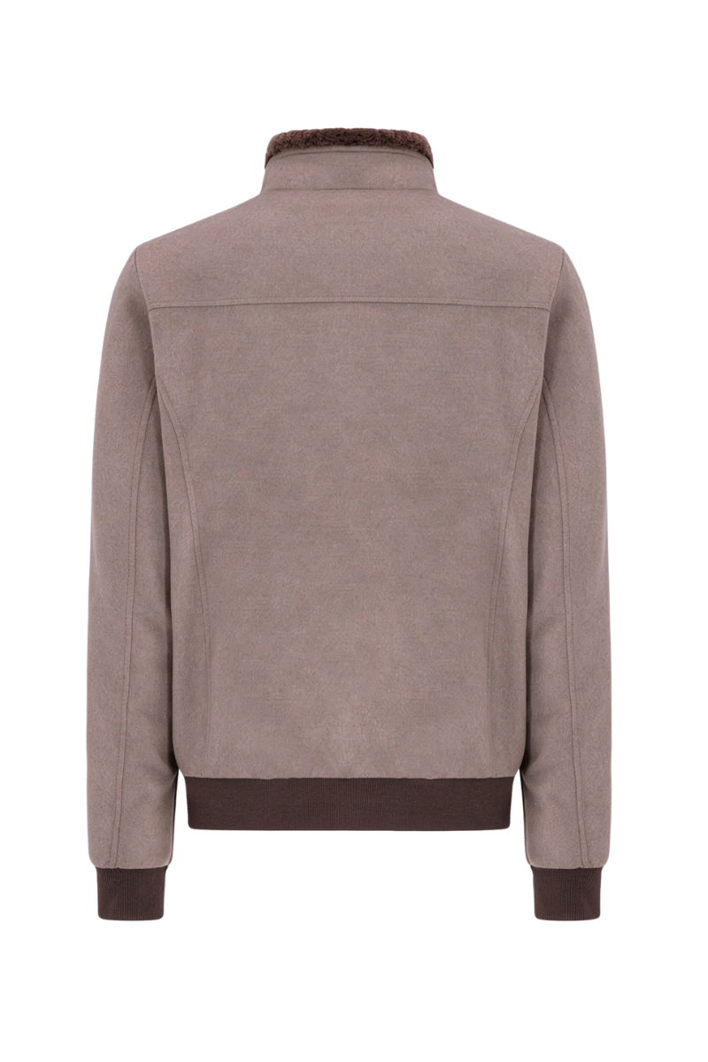 MooRER BELLATI-LS9 Shearling Jacket Nut