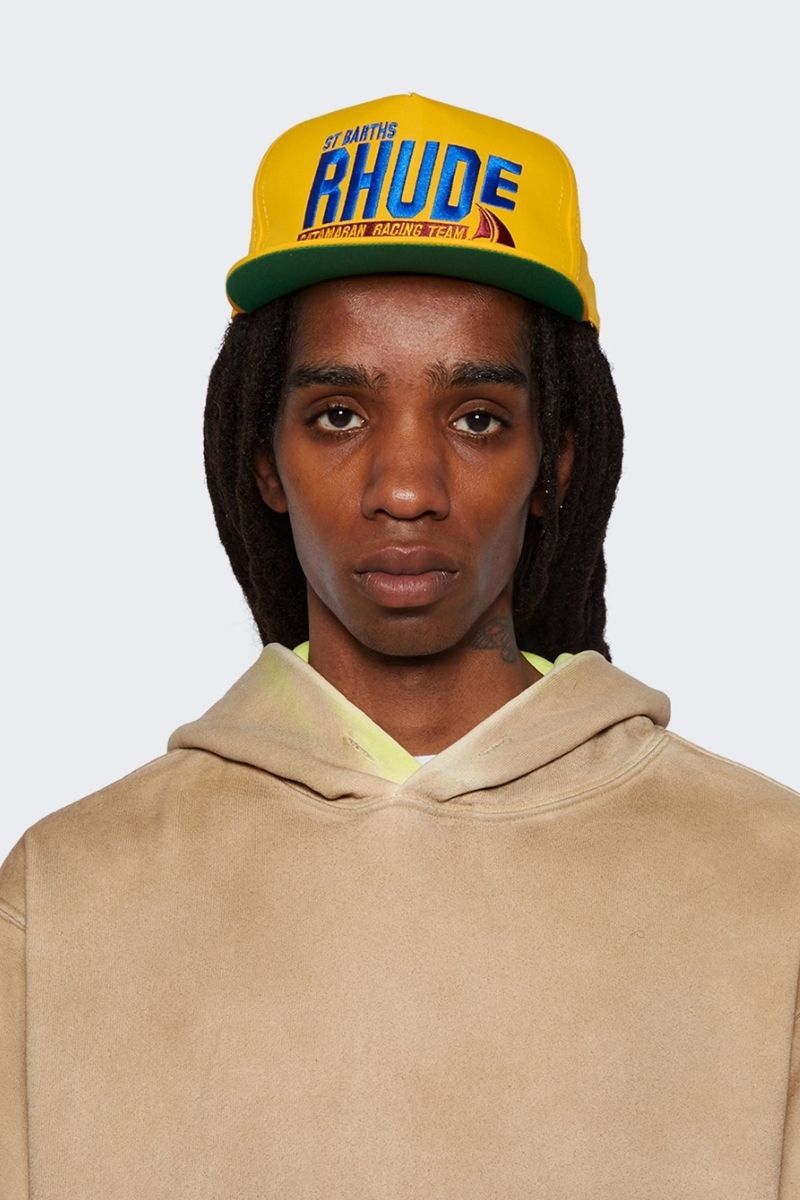 Rhude lorient racing hat yellow